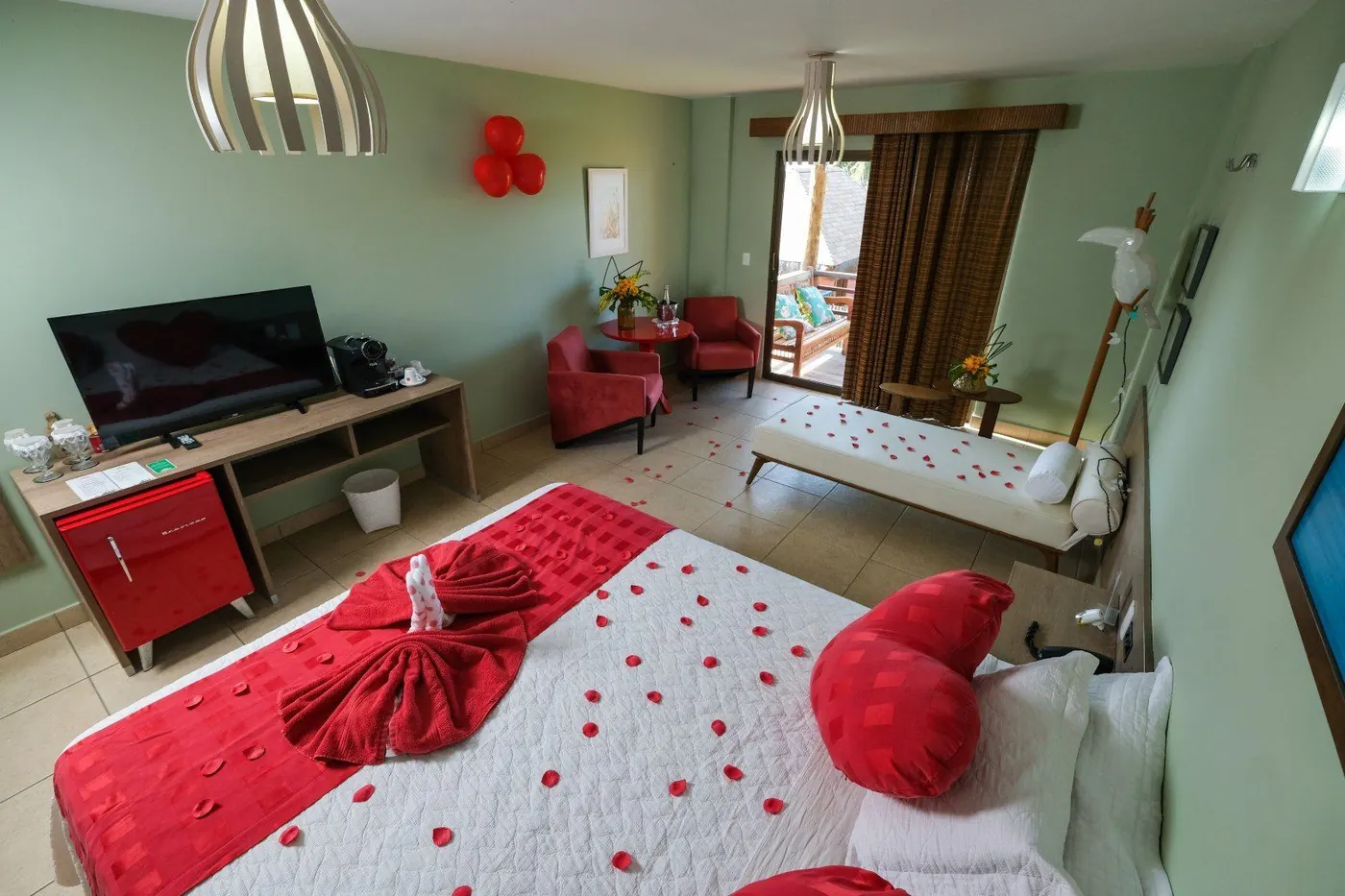 Suíte decorada para casal